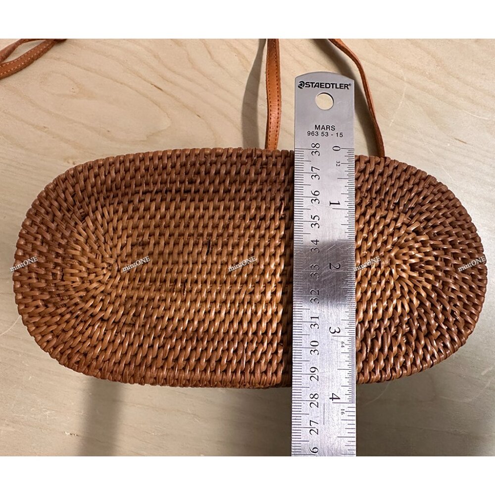 Raffia Crossbody Bag - Picture 3 of 5
